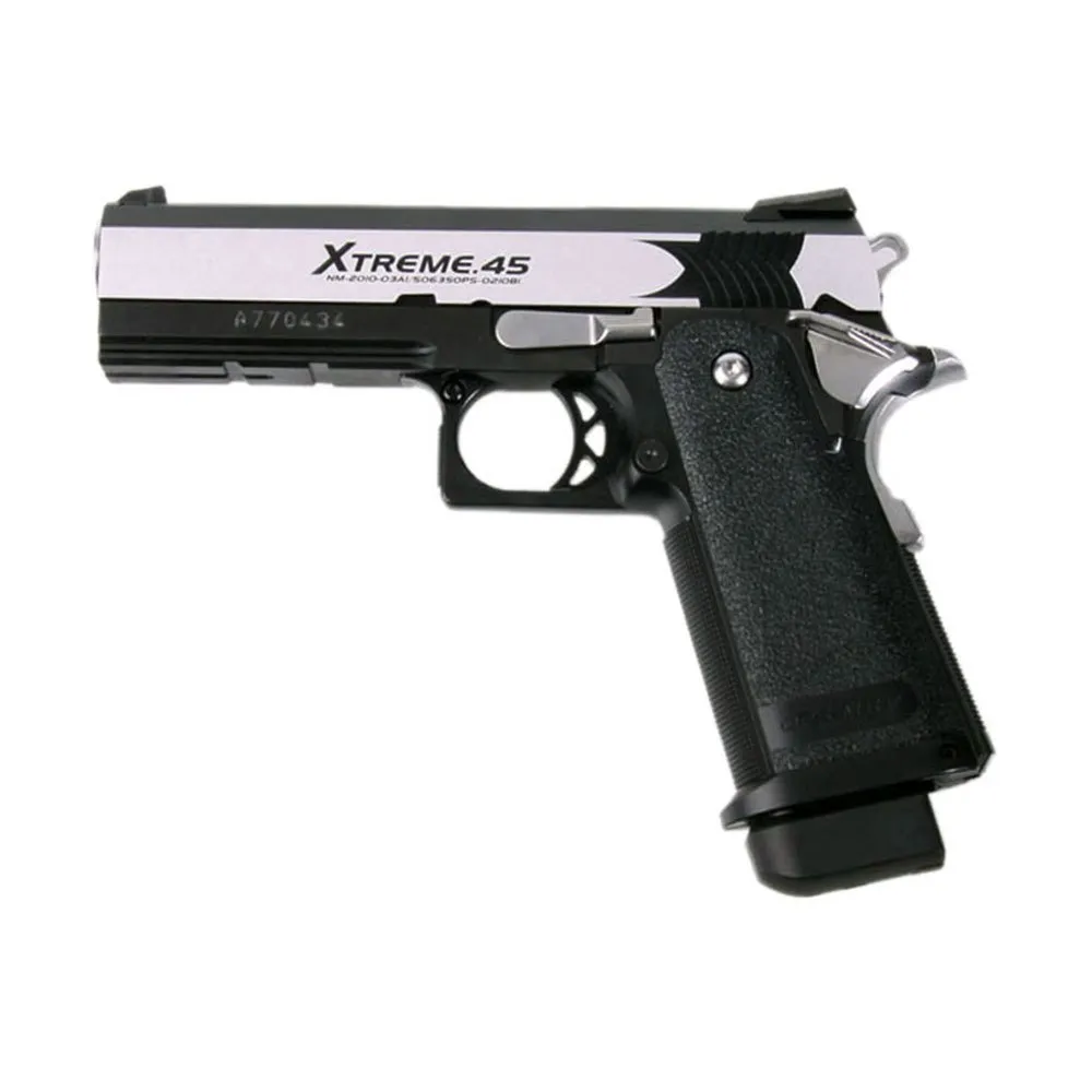 Tokyo marui Airsoft Pistol HiCapa Xtreme Full Auto GBB Svart Xtremeinn