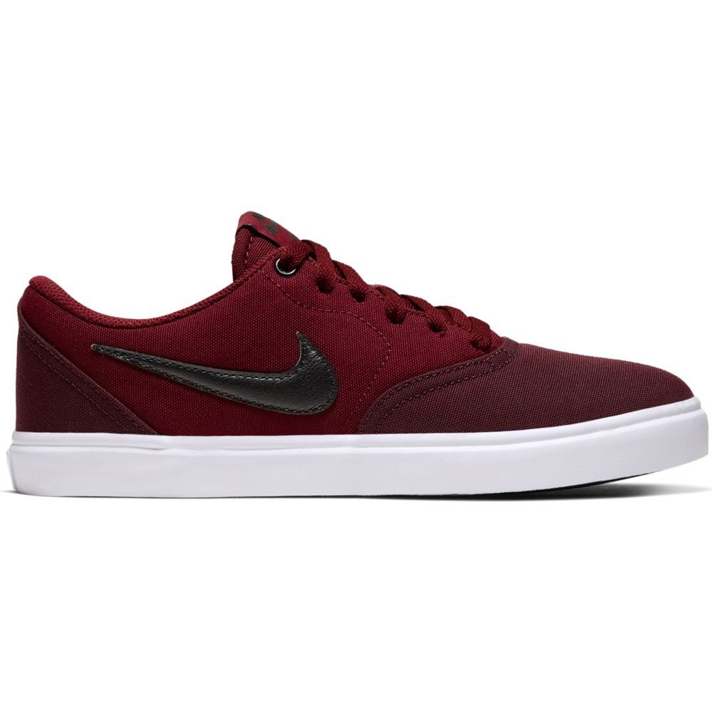 per ongeluk Grootste produceren Nike SB Check Solarsoft Canvas Trainers Red | Xtremeinn