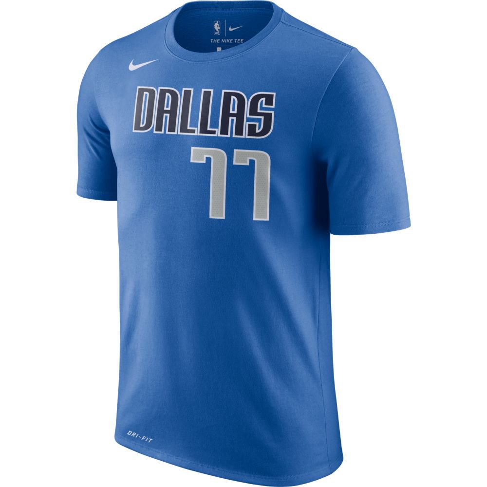 Nike Luka Doncic Dallas Mavericks Dri Fit 19/20 Blue