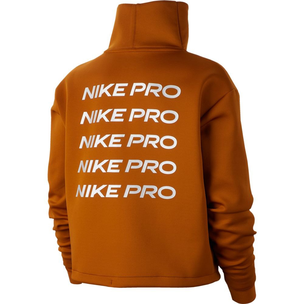 Nike Sudadera Pro Cropped Mock Neck