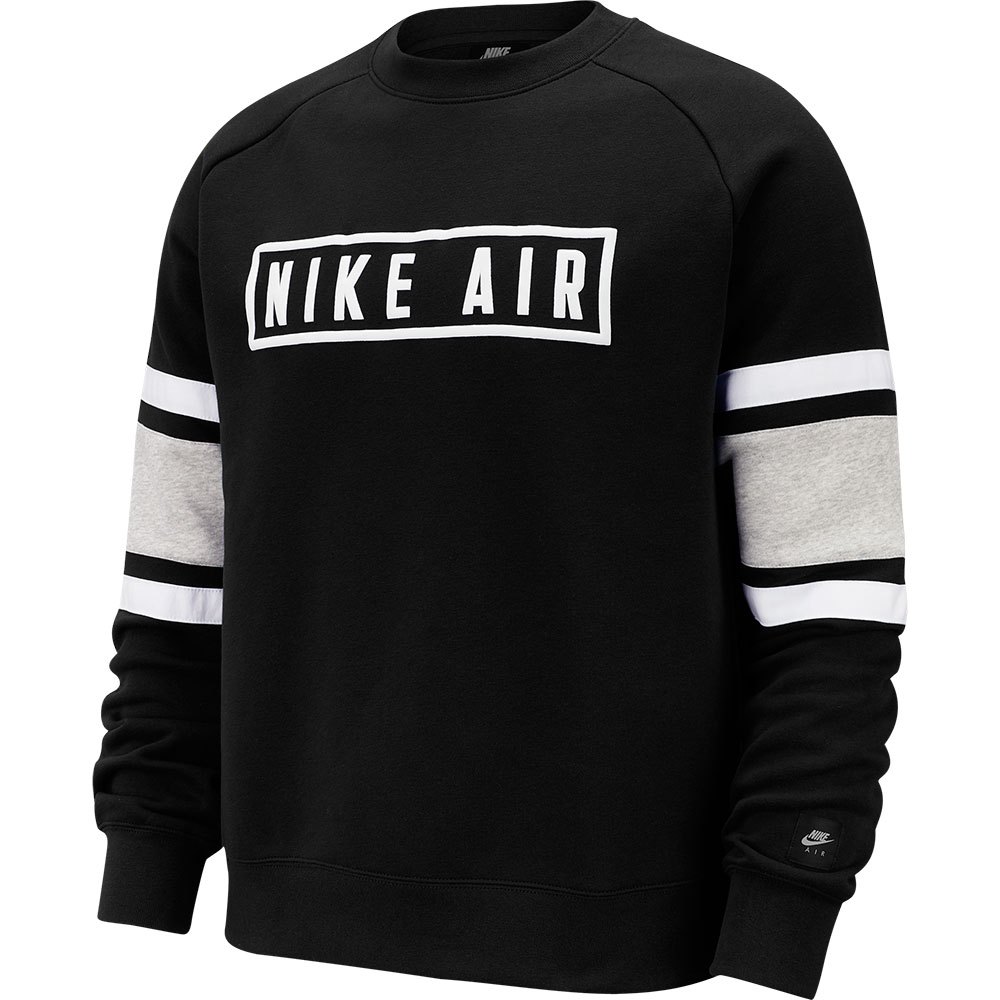 bibel Rend nedbryder Nike Sportswear Air Crew Sweatshirt Black | Dressinn