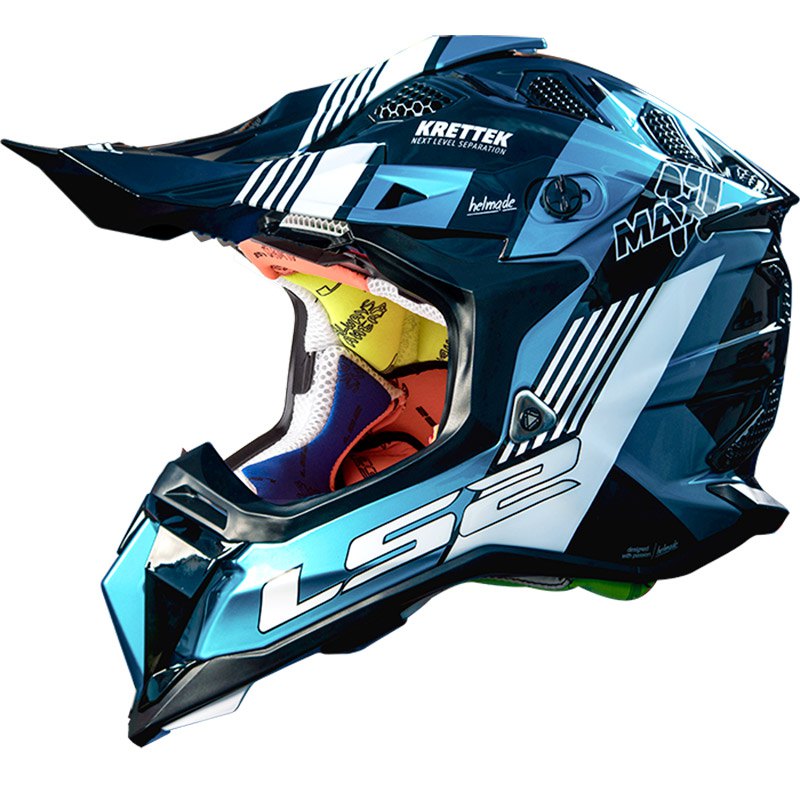 LS2 Subverter Max Motocross Blue | Motardinn