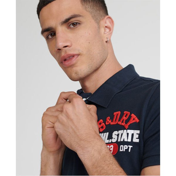 Superdry Classic Superstate Organic Cotton Short Sleeve Polo Shirt