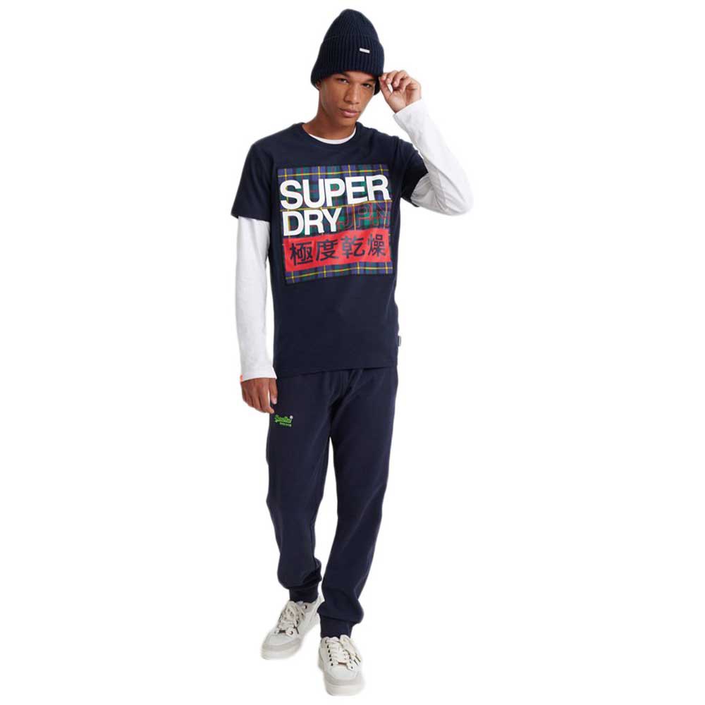 Superdry Crafted Check Long Sleeve T-Shirt