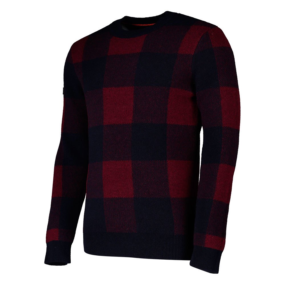 Superdry Academy Check Crew Sweater