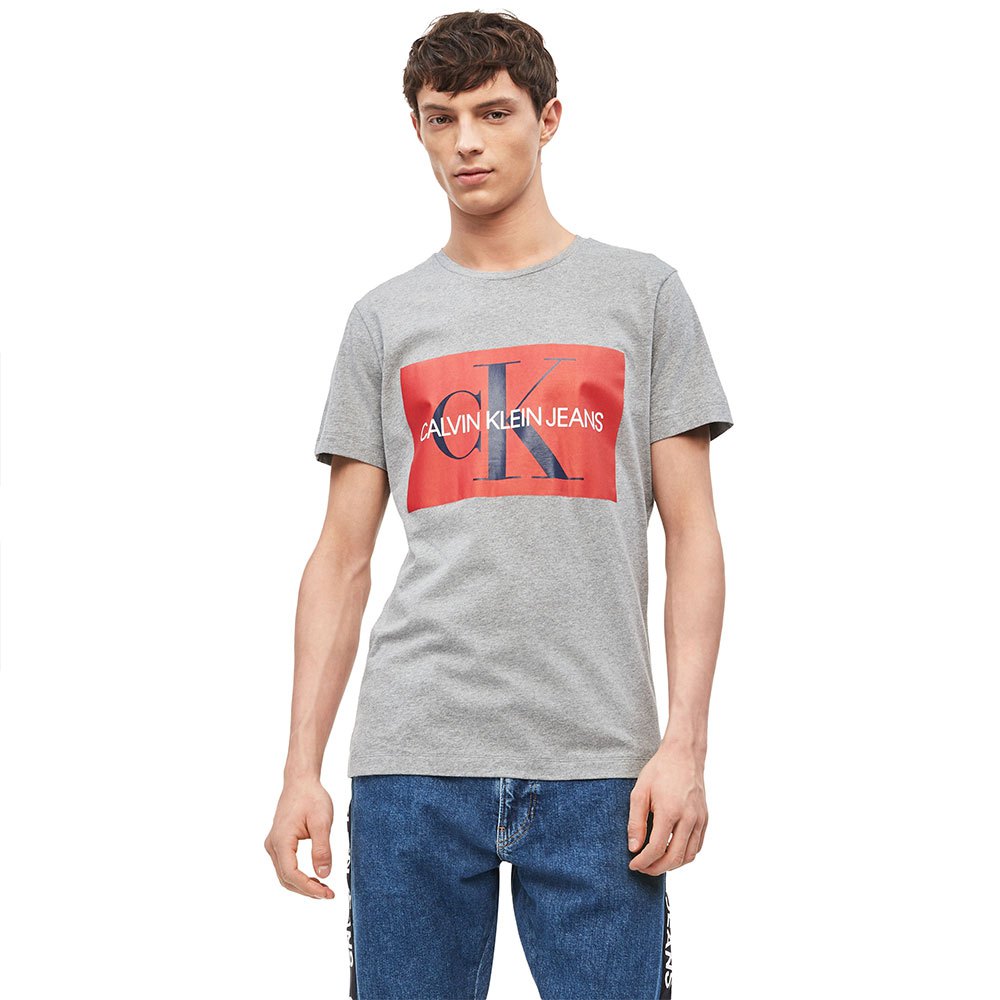 Calvin klein jeans Slim Monogram Logo Korte Mouwen T-Shirt