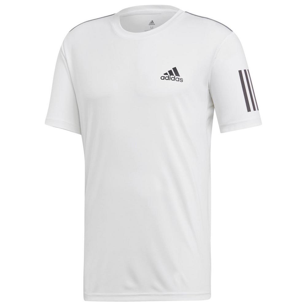 adidas-club-3-stripes-t-shirt-med-korte--rmer