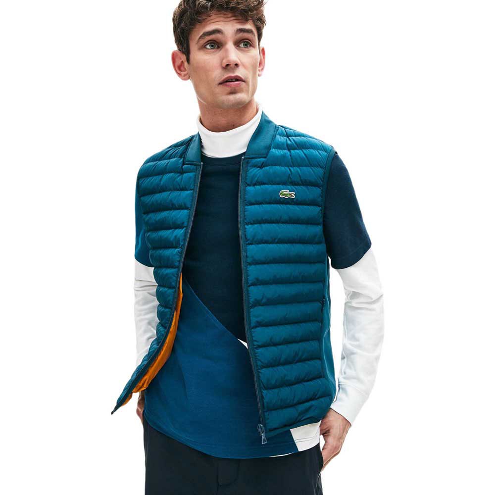 Lacoste Combinable Collapsible Lightweight Quilted Vest