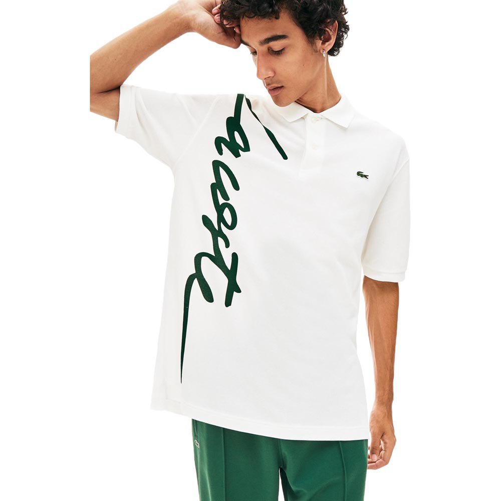 Lacoste Live Cotton Piqué Short Sleeve Polo Shirt White| Dressinn