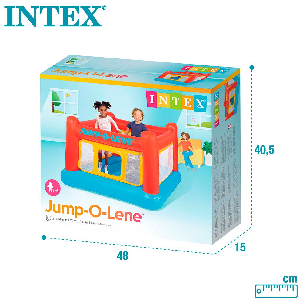 Intex Jump O Lene Skaczące łóżko