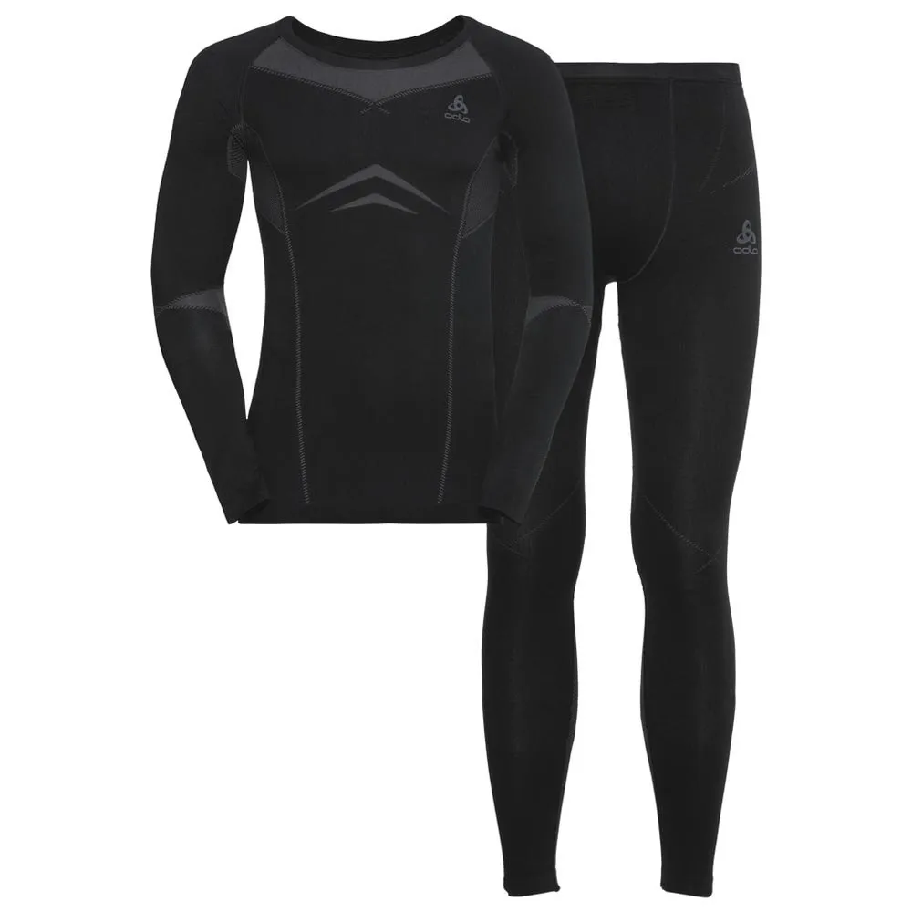 Odlo Performance Evolution Warm Set Black Trekkinn