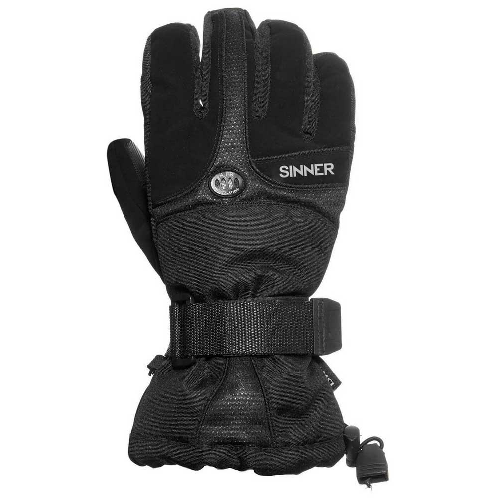 Black Sinner Everest Ski Snowboard Gloves 