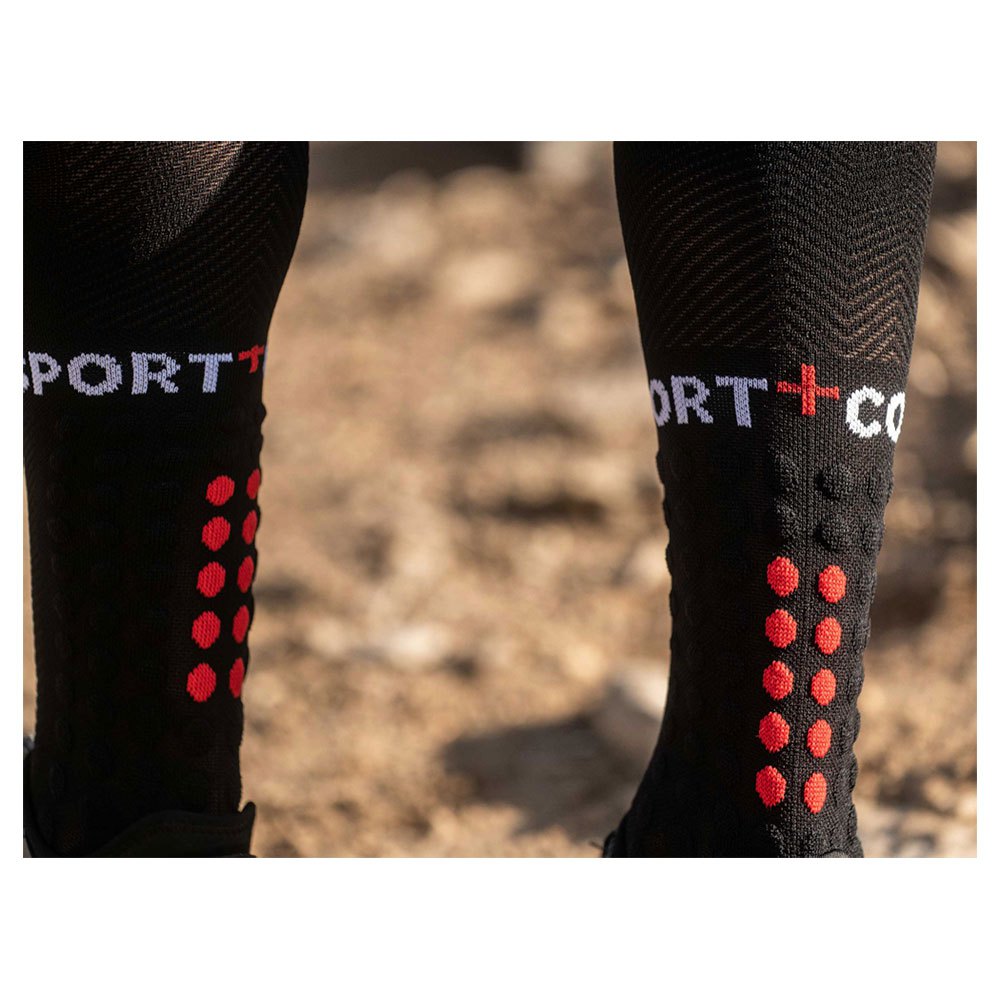 Black Sports Running Breathable Details about   Compressport Mens Full Run Socks 