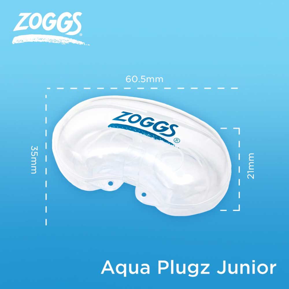 Zoggs Aqua Plugz Ear Plugs Junior   Green    New & Sealed 