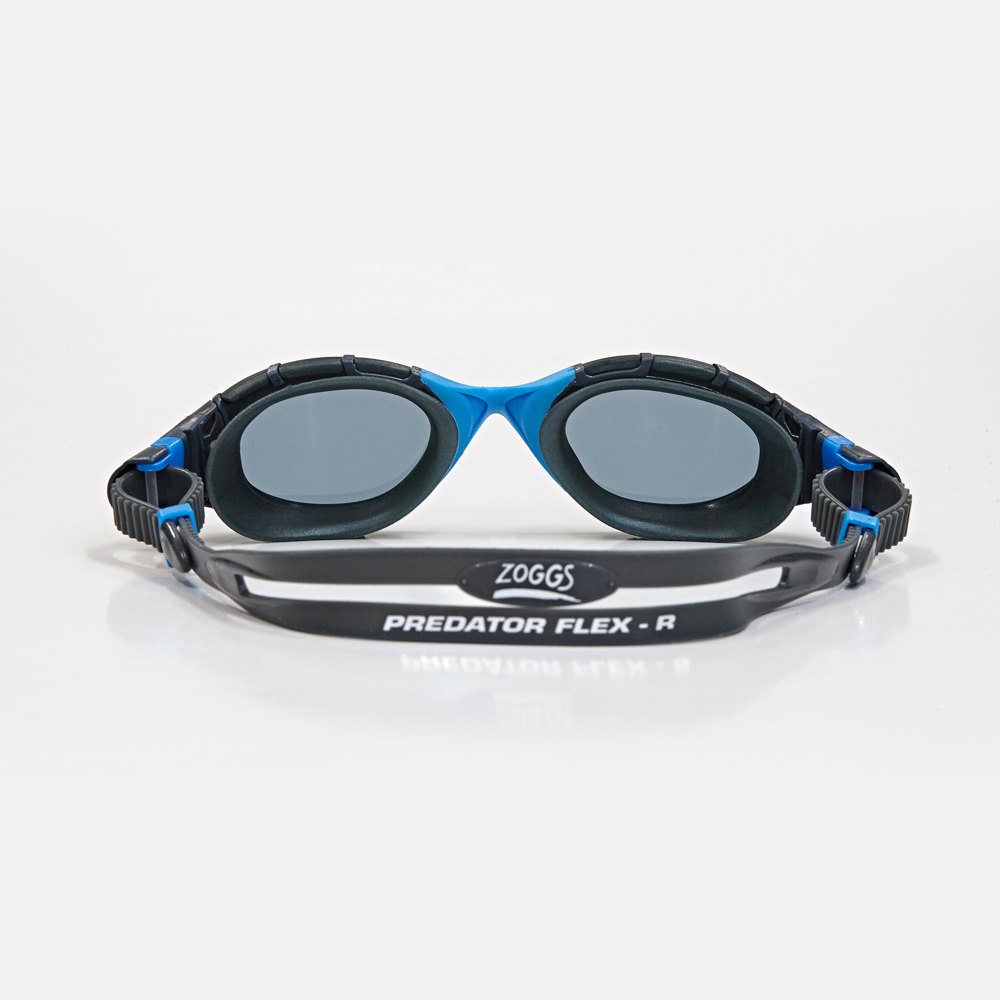 Zoggs Predator Outdoor Swimming Goggles Smoke Lens Ultra Fit Anti Fog UV RRP£25 