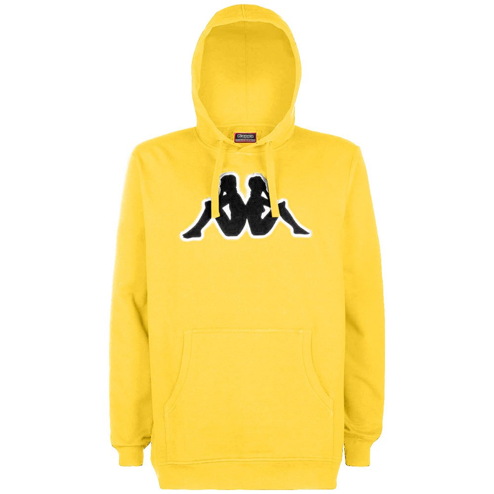 konsonant møde nummer Kappa Airiti Logo Hoodie Yellow | Goalinn