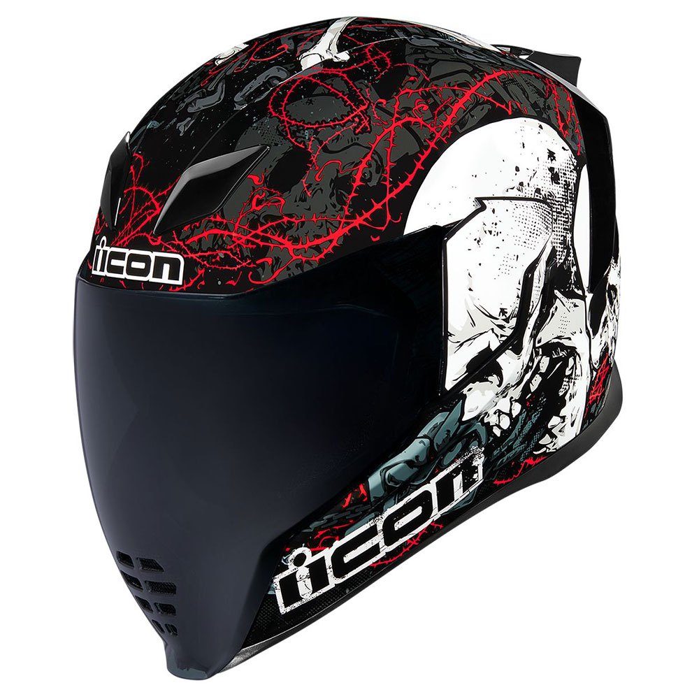 *FREE SHIPPING* Icon Airflite Inky Full Face DOT Motorcycle Helmet