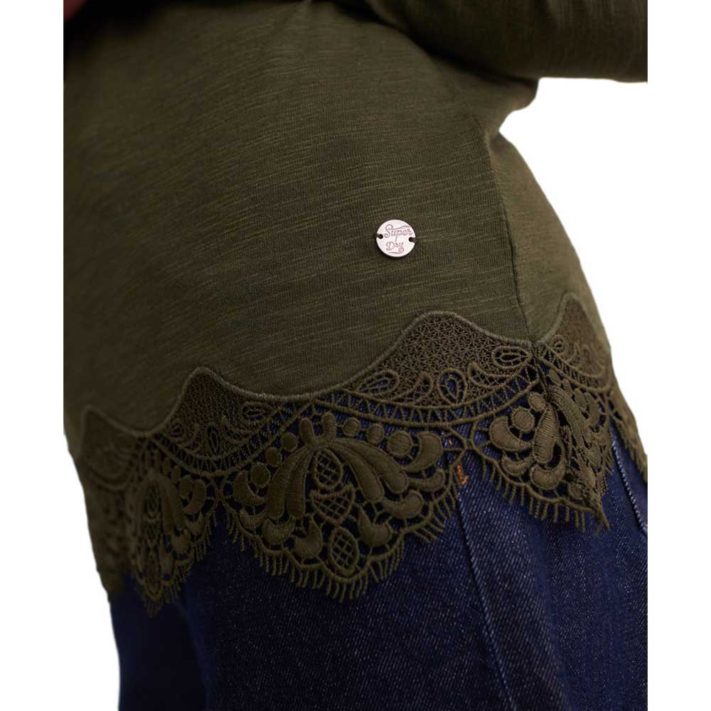 Superdry Morocco Lace Hem pitkähihainen t-paita