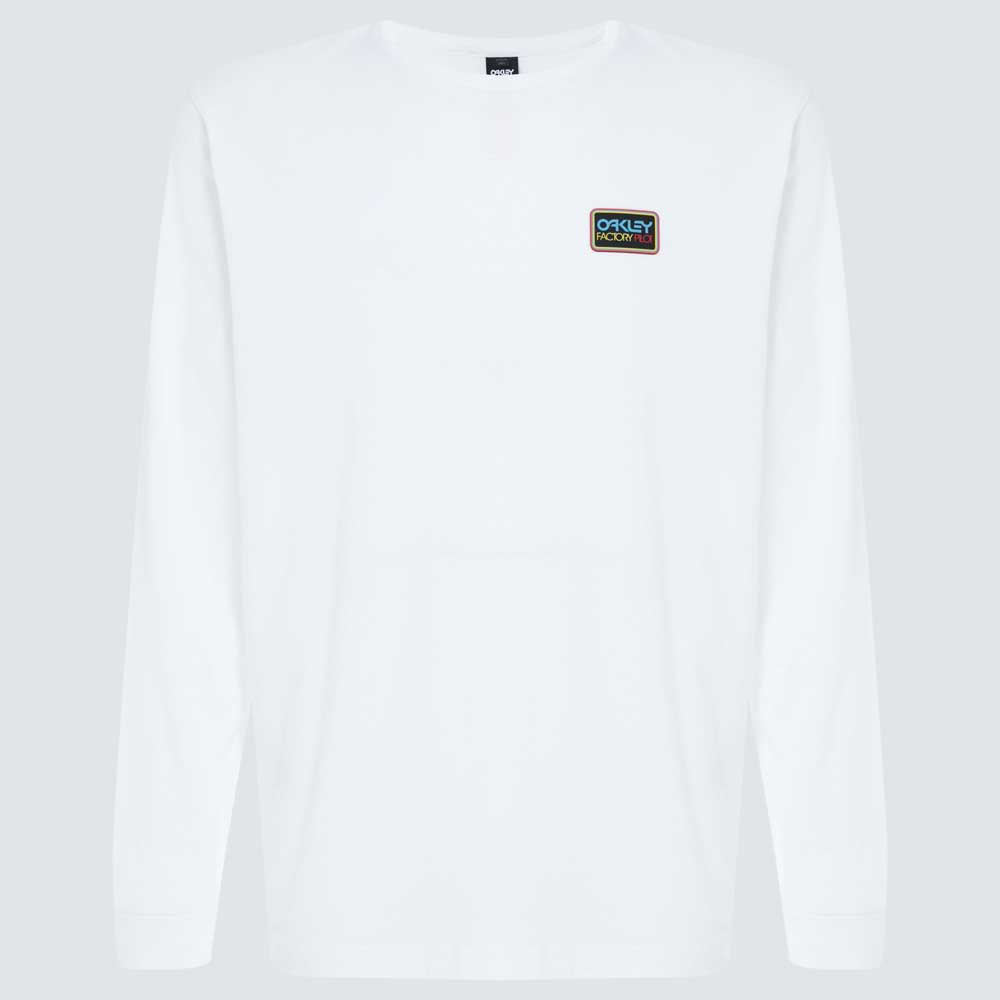 Oakley Factory Pilot Long Sleeve T-Shirt White | Xtremeinn