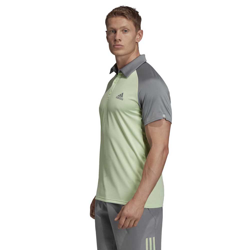 adidas Club Color Block Short Sleeve Polo Shirt