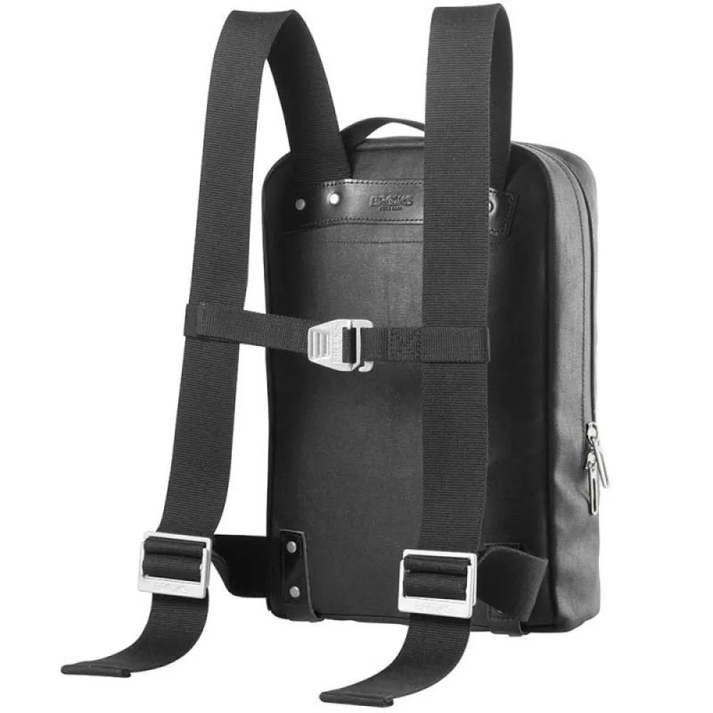 アクセサリー brooks pickzip cotton canvas 10L black Brooks england Pickzip Cotton Canvas 10L Backpack | Bikeinn
