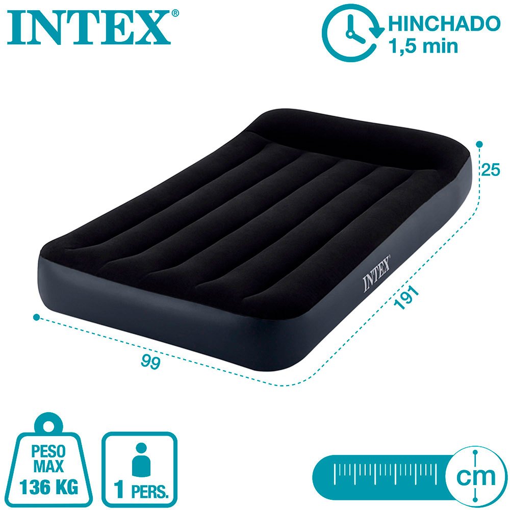 Intex Colchoneta Dura Beam Standard Pillow Rest Classic