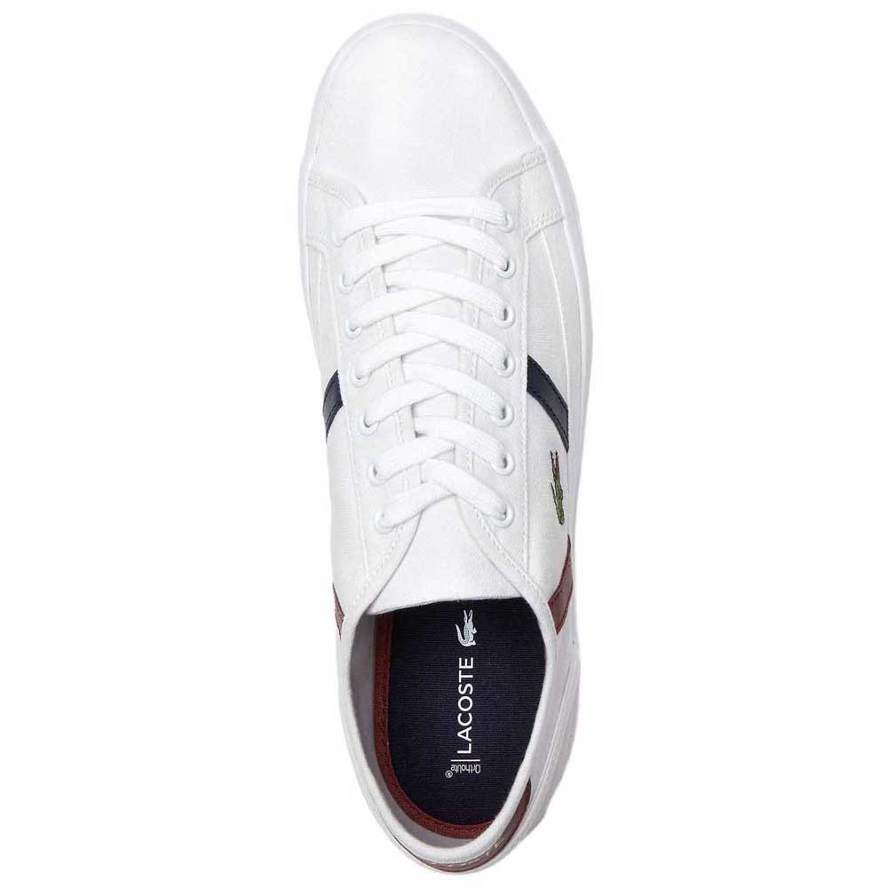 Lacoste Sideline Canvas Leather Trainers