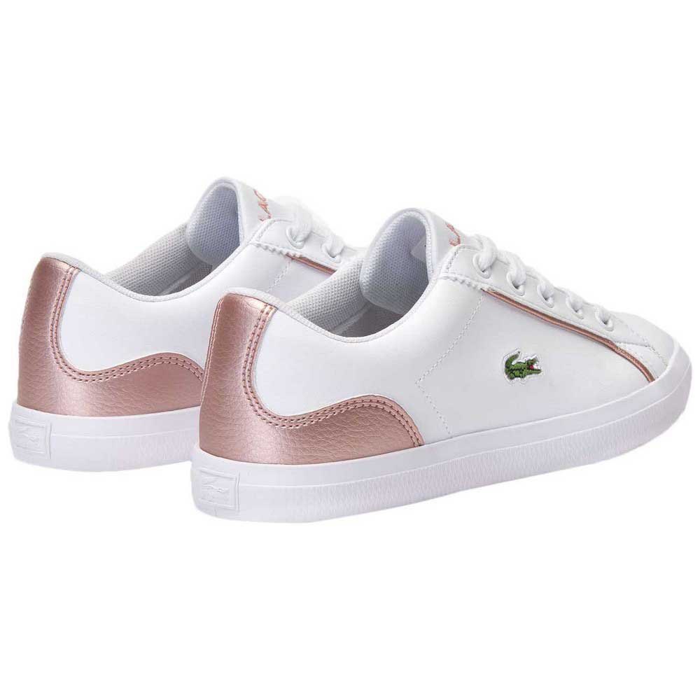 Lacoste Lerond Metallic Synthetic Child Trainers