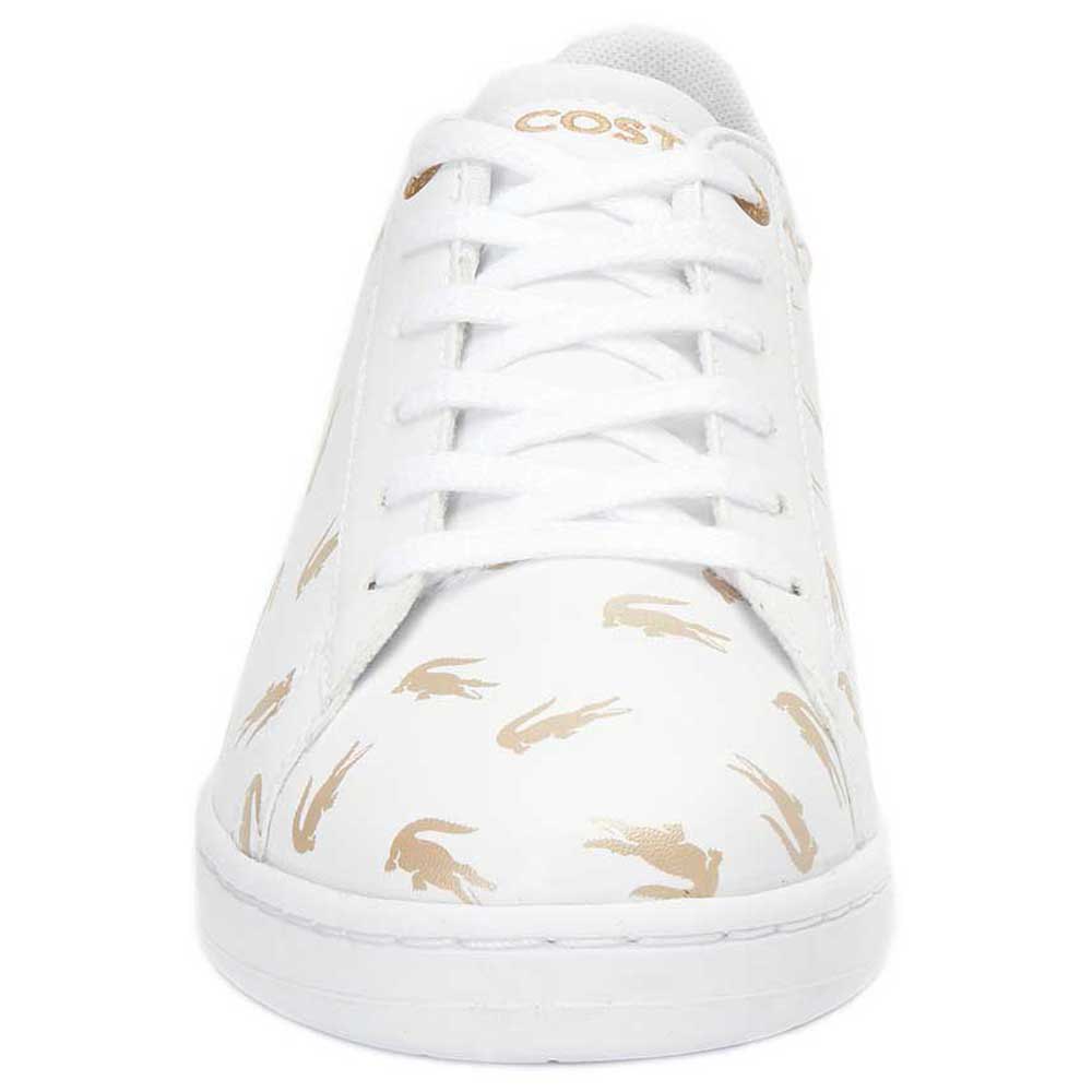 Lacoste Carnaby Evo Lace Up Metallic Synthetic Kind Schoen