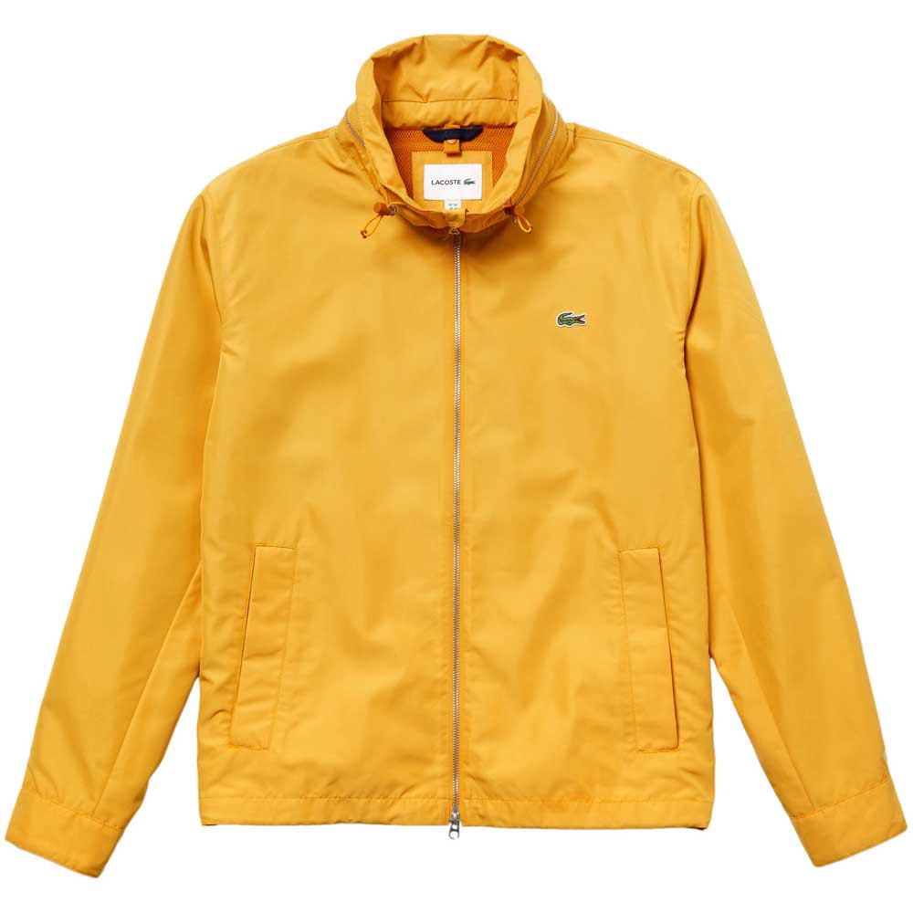 Lacoste Concealed Windbreaker Jacket Orange| Dressinn