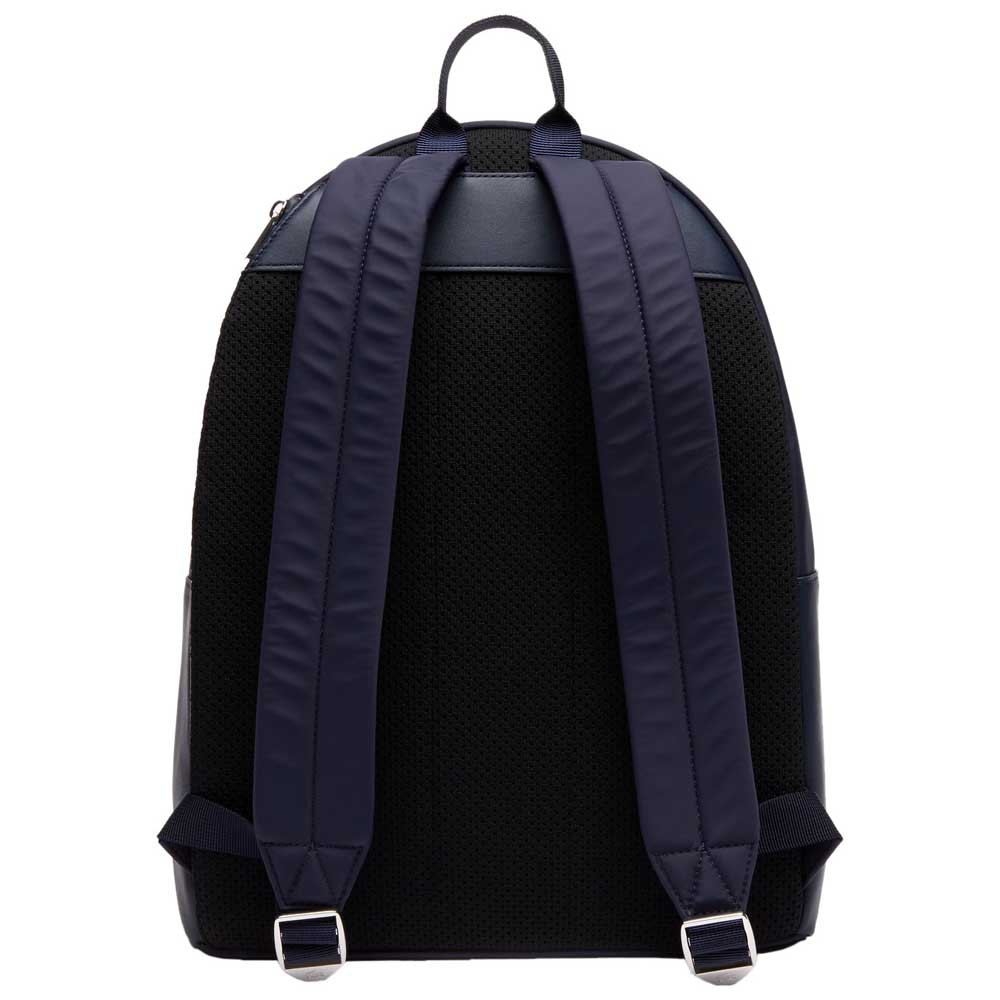 Lacoste L.12.12 Signature Leather Zip Backpack
