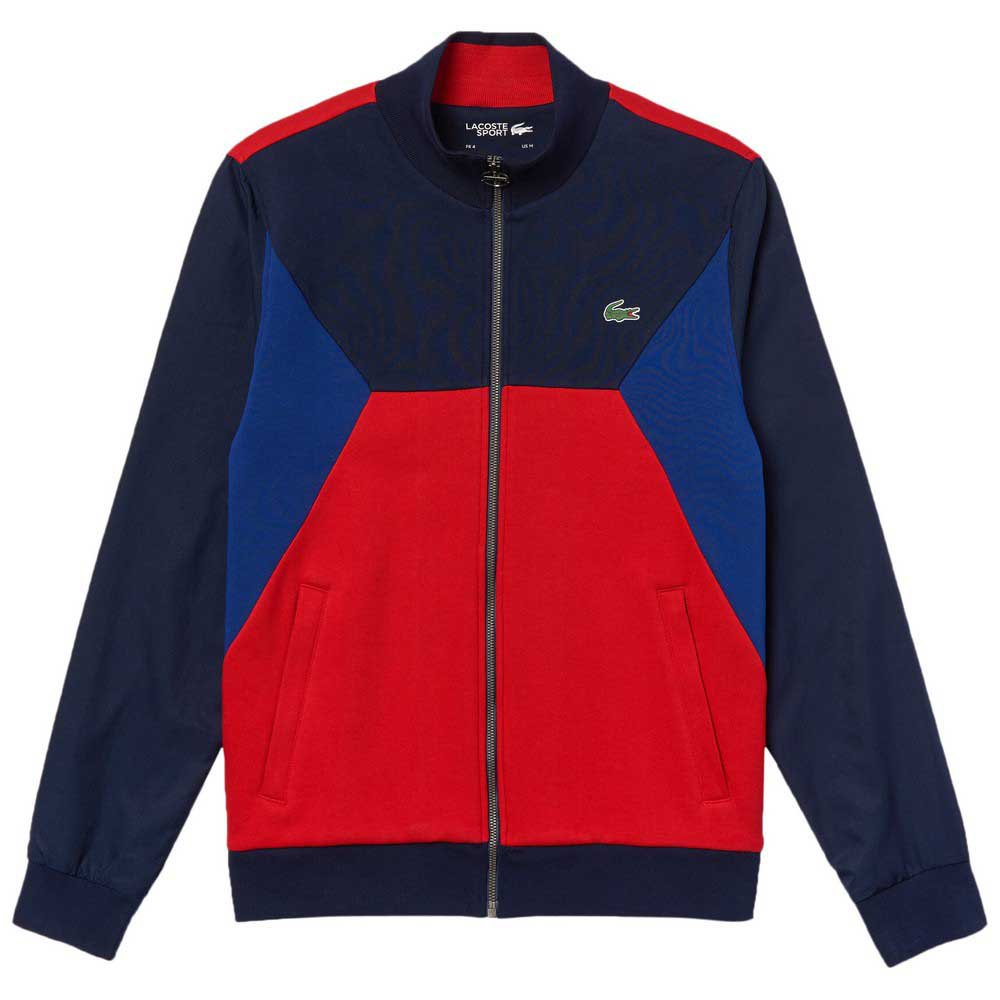 Lacoste Sport Bi Material Colourblock Full Zip Sweatshirt 青