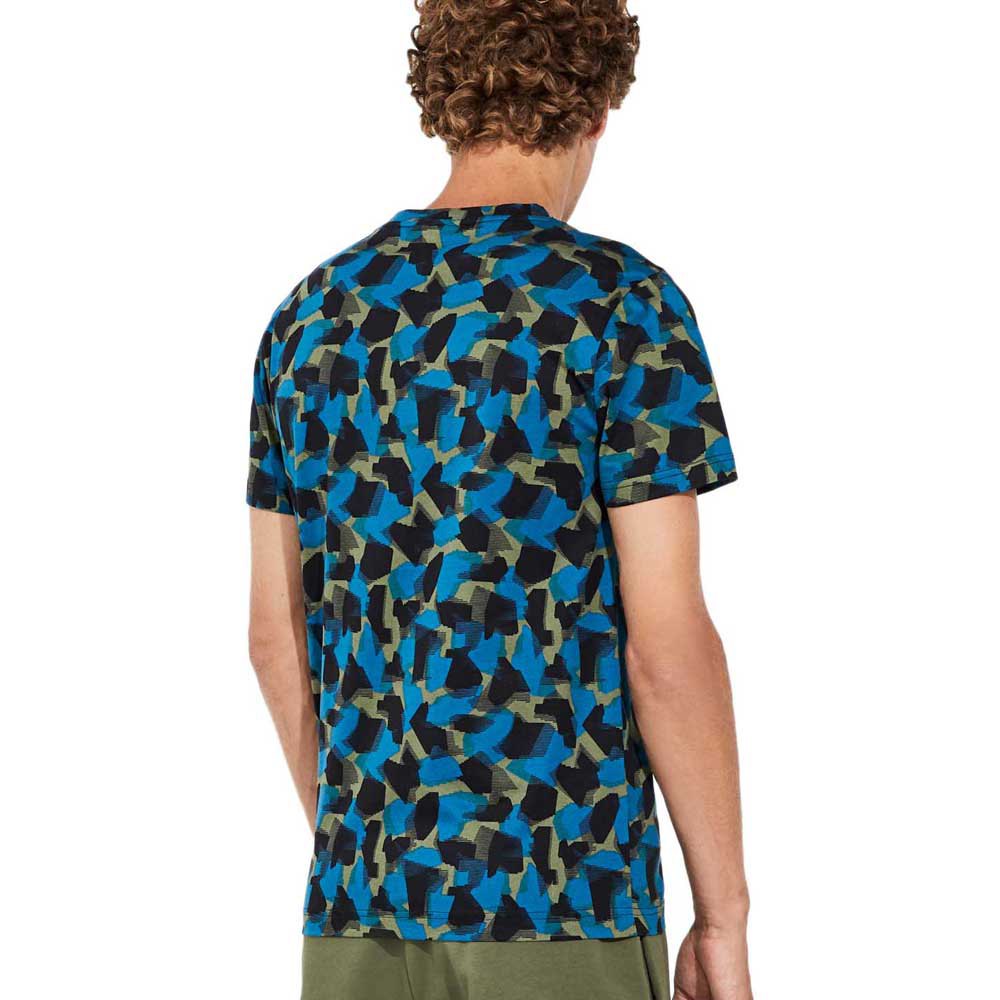 Lacoste Sport Camouflage Print Cotton Kurzarm T-Shirt