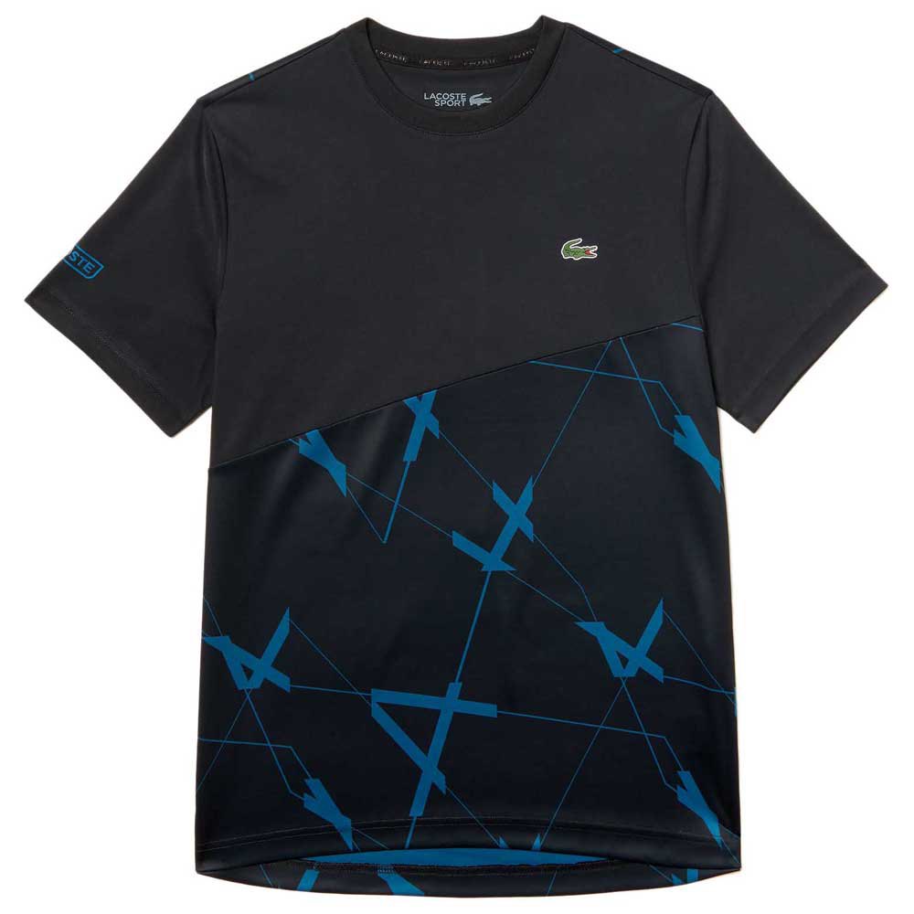 lacoste-t-shirt-manche-courte-sport-geometric-design-breathable-pique