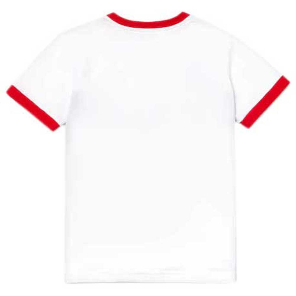 Lacoste T-Shirt Manche Courte Sport Lettering Colorblock Breathable