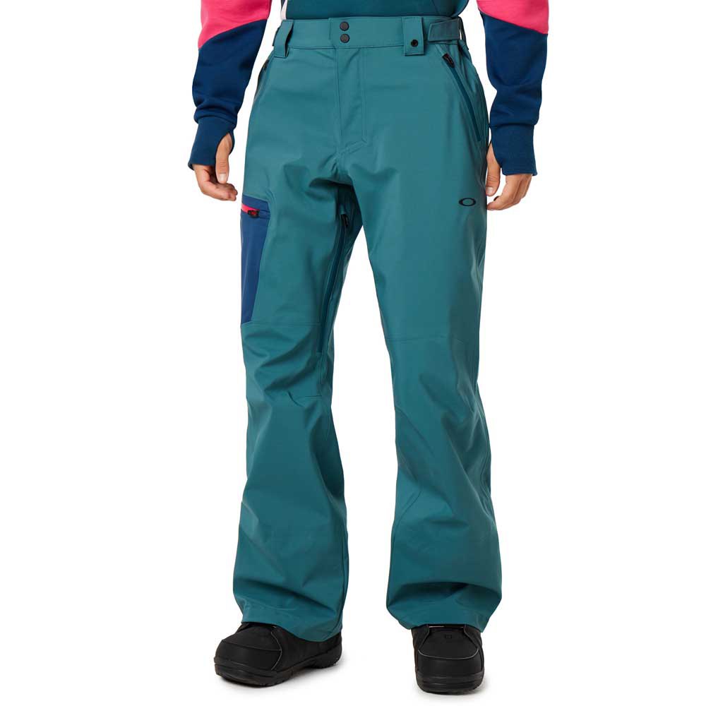 Lamination hydrophile Durable Marque  OakleyOakley Black Forest Shell Pantalon de Ski pour Homme 3L 15K Taille réglable Pantalon imperméable pour Homme Pantalon de Ski 