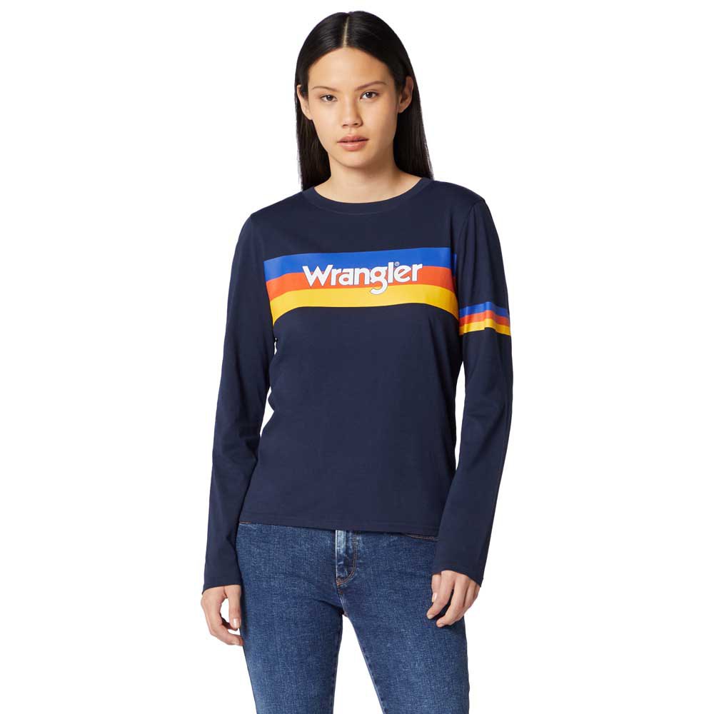 Wrangler Rainbow Long Sleeve T-Shirt