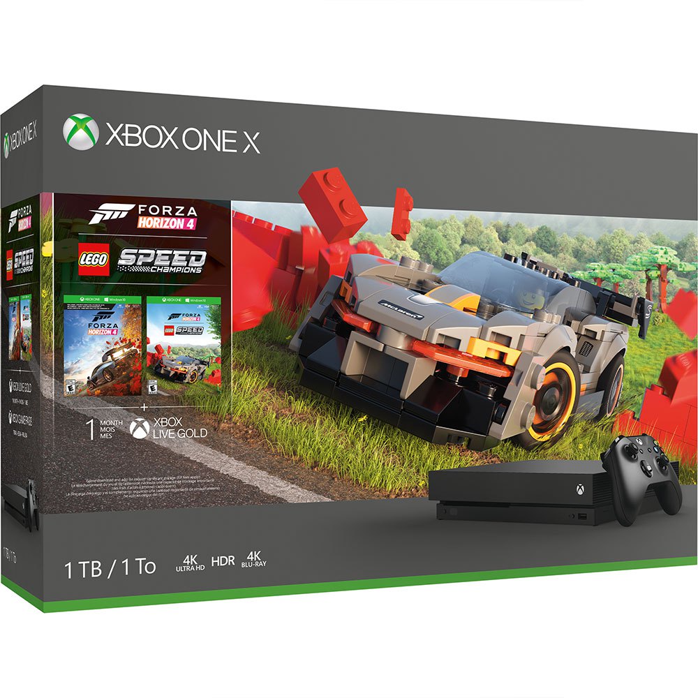 XBOX Xbox One X 1TB Forza Horizon 4 Game+Lego Speed Champions DLC Console