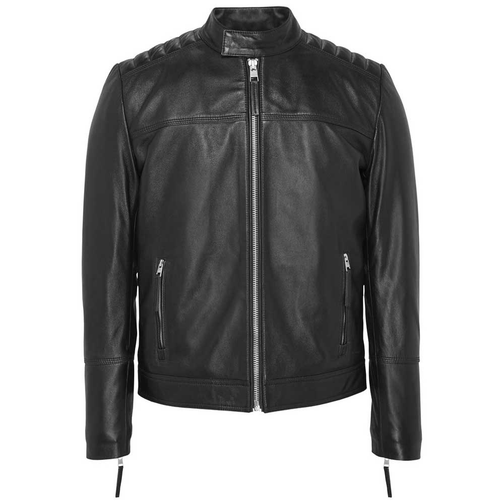 Vermenigvuldiging Sympathiek galop Calvin klein Leather Jacket Black | Dressinn