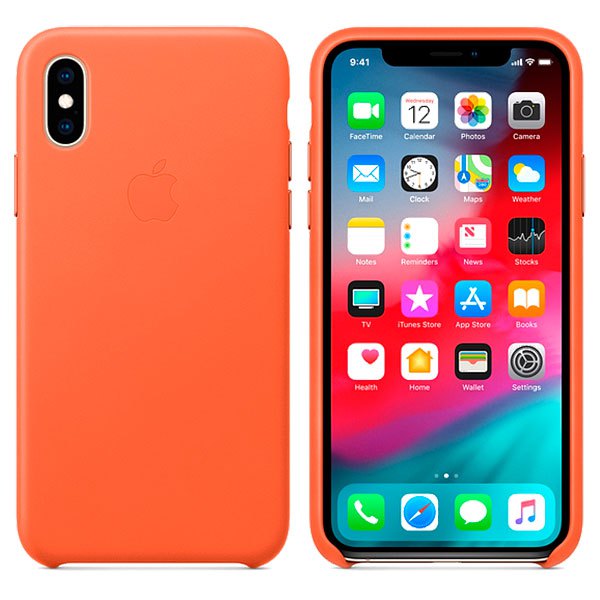 Apple IPhone XS Leather Case