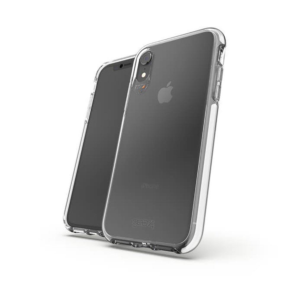 Design Mince et Robuste pour iPhone XR – Noir Protégé par D3O Étui Clair Gear4 Piccadilly avec Protection avancée Contre Les impacts