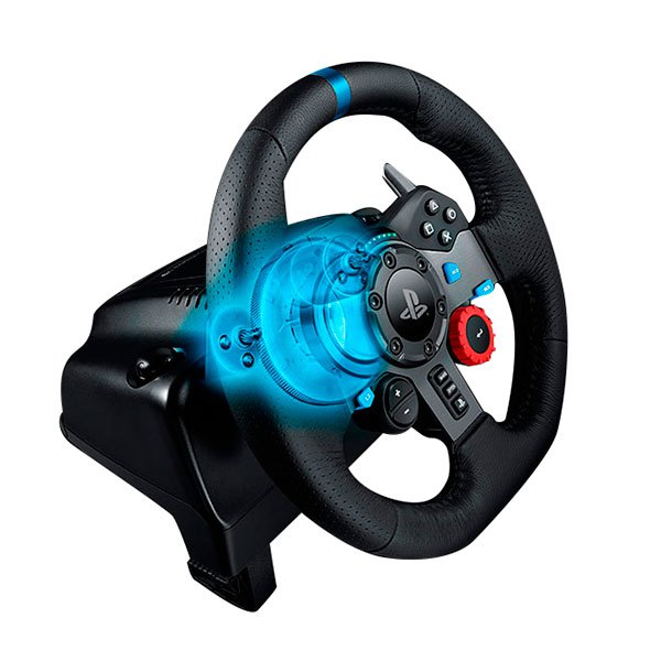 Logitech G29 Driving Force Τιμόνι + πεντάλ για PC/PS5/PS4/PS3