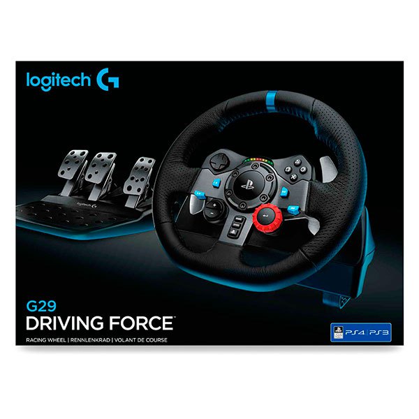 Logitech G29 Driving Force Ohjauspyörä + polkimet PC/PS5/PS4/PS3