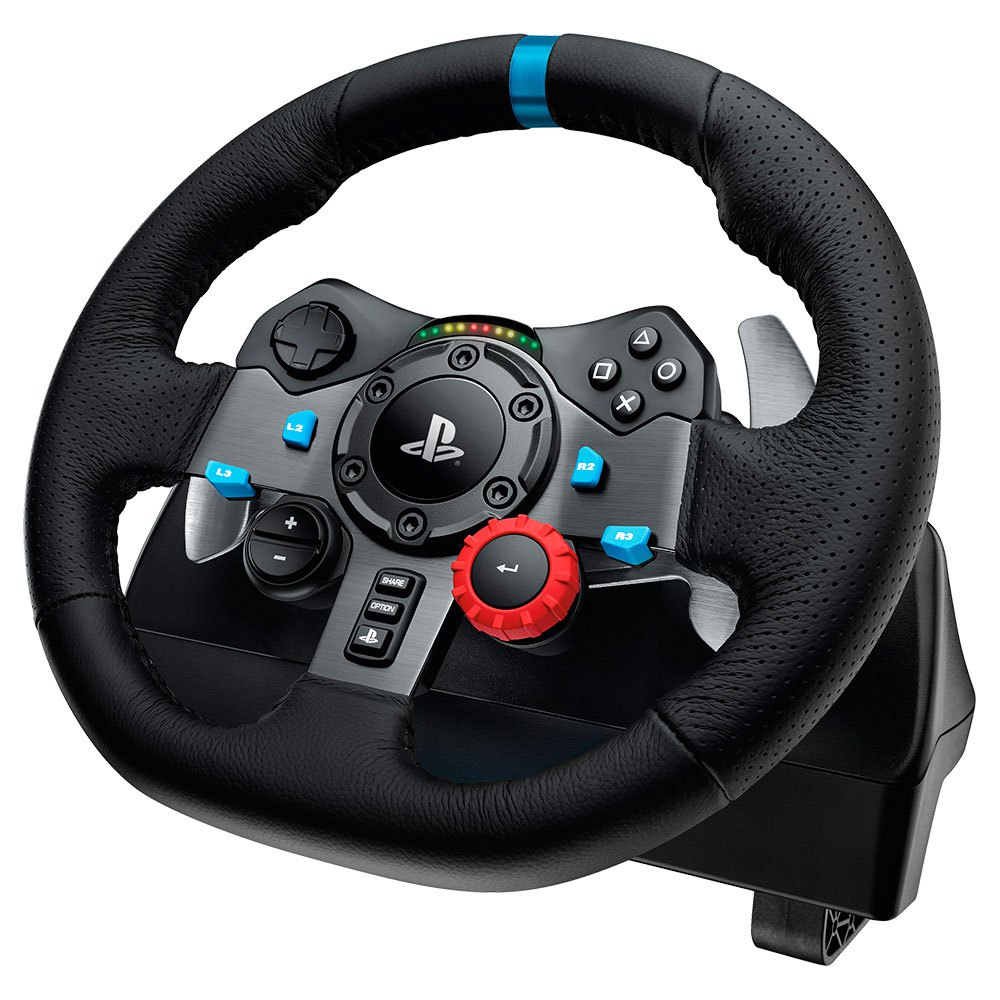 Logitech G29 Driving Force PC/PS5/PS4/PS3 Steering Wheel+Pedals Black|  Techinn
