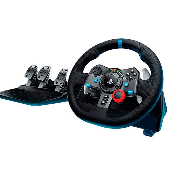 Logitech Volante e pedais G29 Driving Force PC/PS5/PS4/PS3