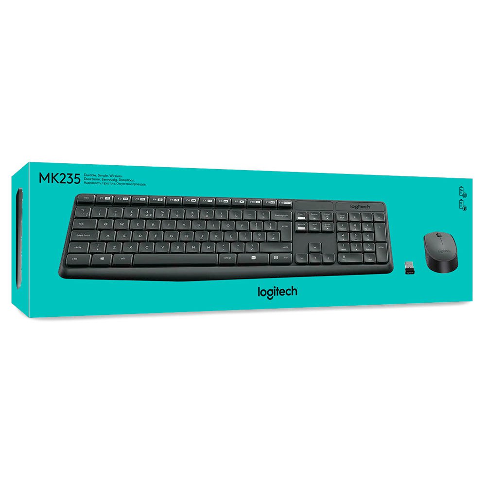 Logitech Tastiera e mouse wireless MK235