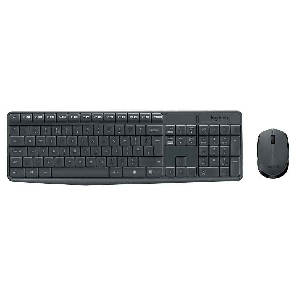 Logitech Беспроводная клавиатура и мышь MK235