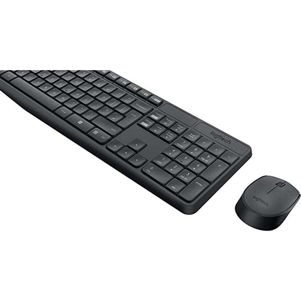 Logitech MK235 Trådløst tastatur og mus