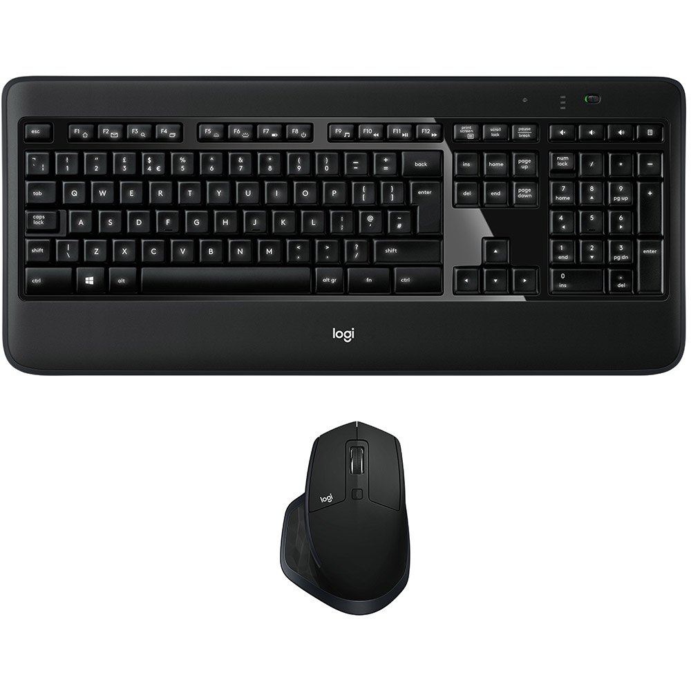 Krijt Alfabetische volgorde Onderscheid Logitech MX900 Performance Wireless Keyboard And Mouse Black| Techinn