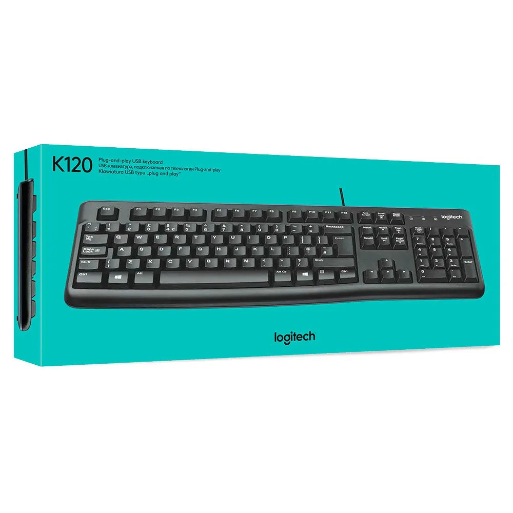 Logitech Teclat K120 Anglès